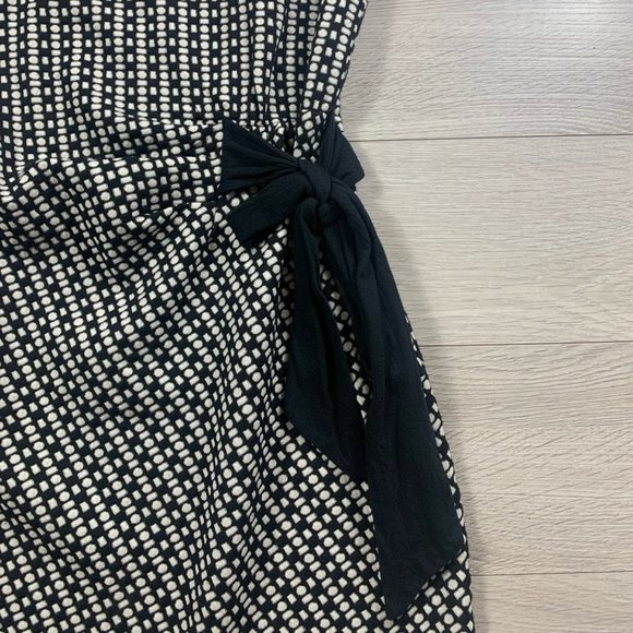 Anthropologie Saturday Sunday Isabel Bow Tie Black Dress - Picture 7 of 15